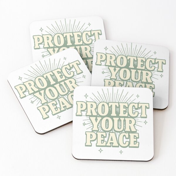 Item preview, Protect Your Peace Sage Design designed and sold by YourTrendBestie.