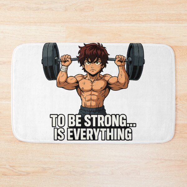 Item preview, Baki Hanma – Strength Is Everything Fan Art designed and sold by Fanfandom Studio.