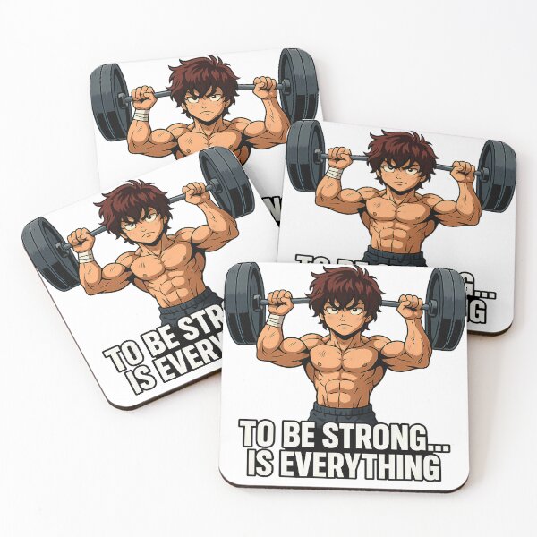 Item preview, Baki Hanma – Strength Is Everything Fan Art designed and sold by Fanfandom Studio.