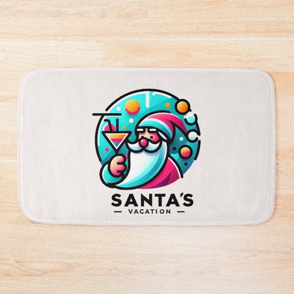 Item preview, Santa’s Vacation – Trendy, Funny & Viral Logos designed and sold by  ViralVisionsCreating .