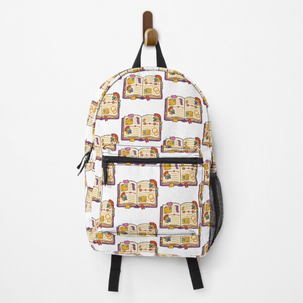Item preview, Open schoolbook illustration with colorful drawings and symbols, AI generated designed and sold by dvoevnore.