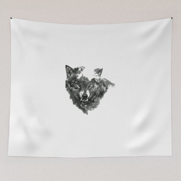 Item preview, Growling Arctic Wolf designed and sold by ClothingSimple.