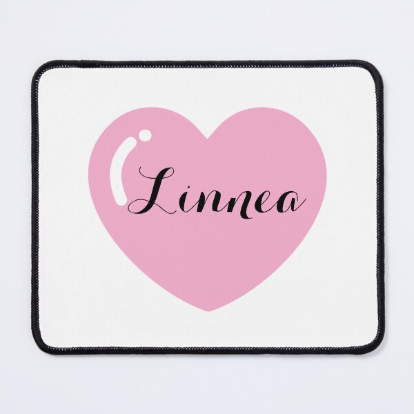 Item preview, Linnea Name with Pink Heart  designed and sold by Monika Howarth.