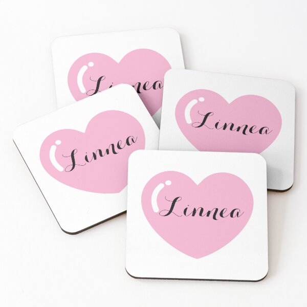 Item preview, Linnea Name with Pink Heart  designed and sold by Monika Howarth.