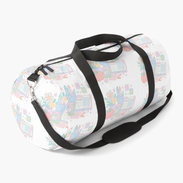 Item preview, Back to school maximalist design with stationery, flowers, and apple, AI generated designed and sold by dvoevnore.
