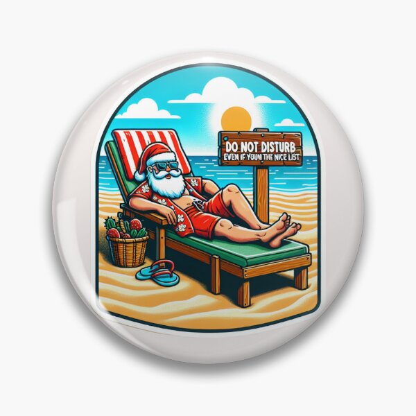 Item preview,  Santa’s Vacation – Trendy, Funny & Viral Logos designed and sold by  ViralVisionsCreating .