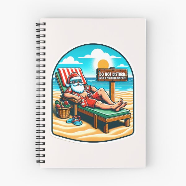 Item preview,  Santa’s Vacation – Trendy, Funny & Viral Logos designed and sold by  ViralVisionsCreating .