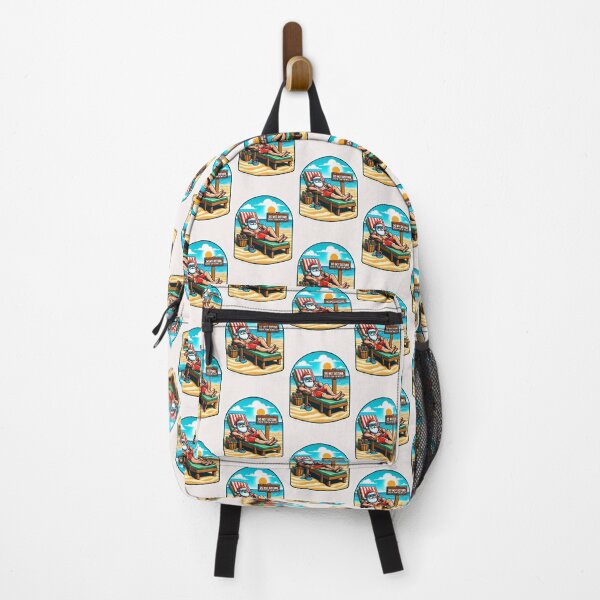 Item preview, Santa’s Vacation – Trendy, Funny & Viral Logos designed and sold by ViralVisionsCreating .