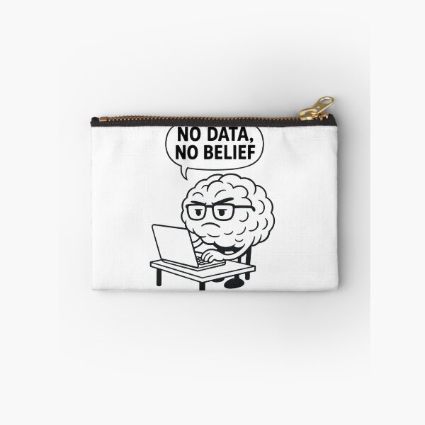 Item preview, No Data No Belief – Funny Brain Science Geek Design designed and sold by jelonkaa.
