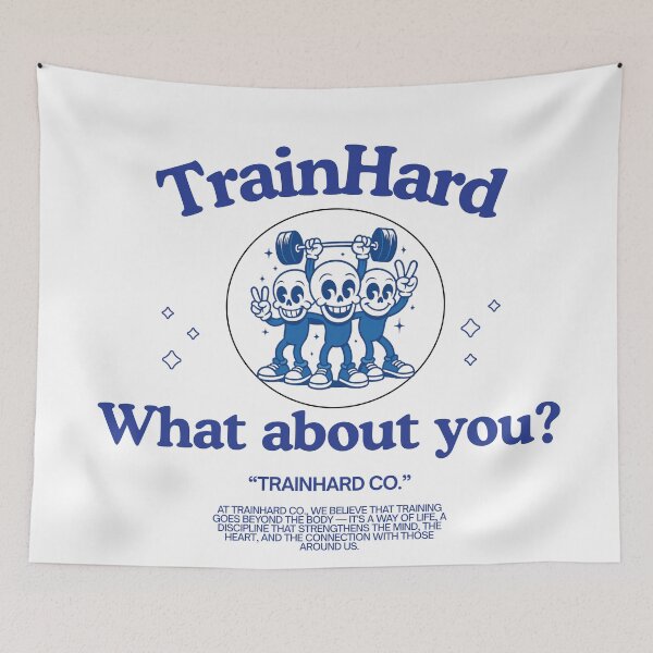 Item preview, Team Skull Gym – TrainHard Co. Unity designed and sold by TrainHardCo.