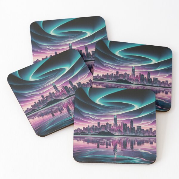 Item preview, Liquid Aurora Skyline designed and sold by McVrax.