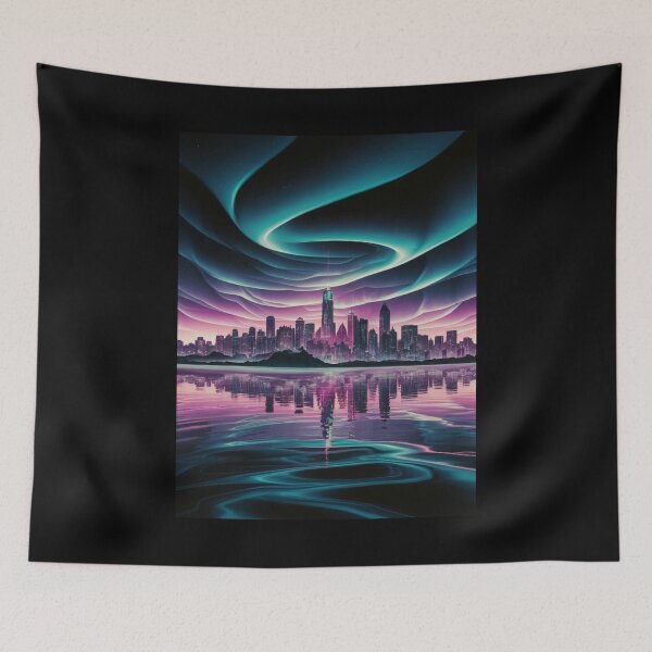 Item preview, Liquid Aurora Skyline designed and sold by McVrax.