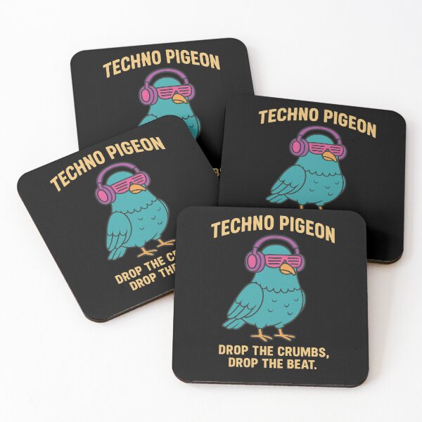 Item preview, Techno Pigeon Meme – Funny Digital Art designed and sold by VisionTear.