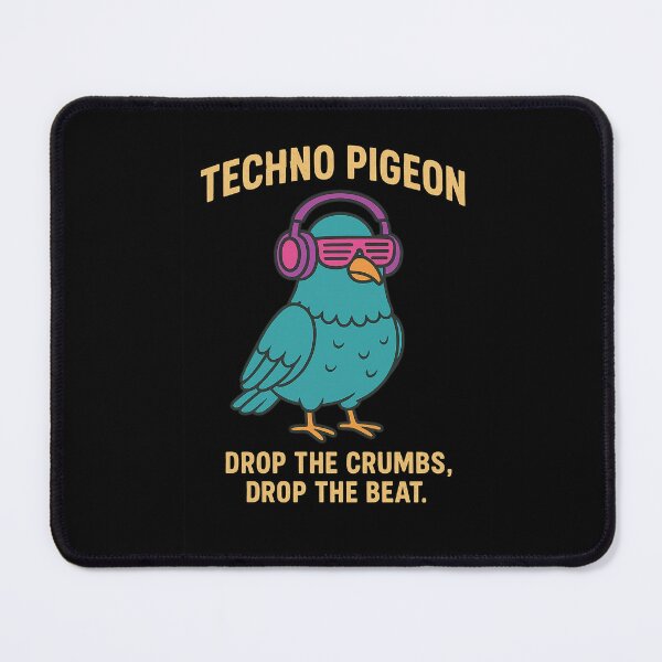 Item preview, Techno Pigeon Meme – Funny Digital Art designed and sold by VisionTear.