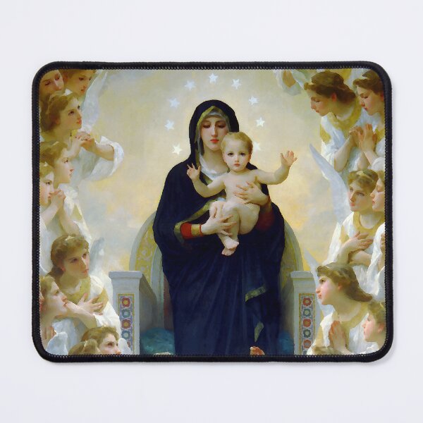 Item preview, William-Adolphe Bouguereau - The Virgin with Angels designed and sold by Jon-Baran.