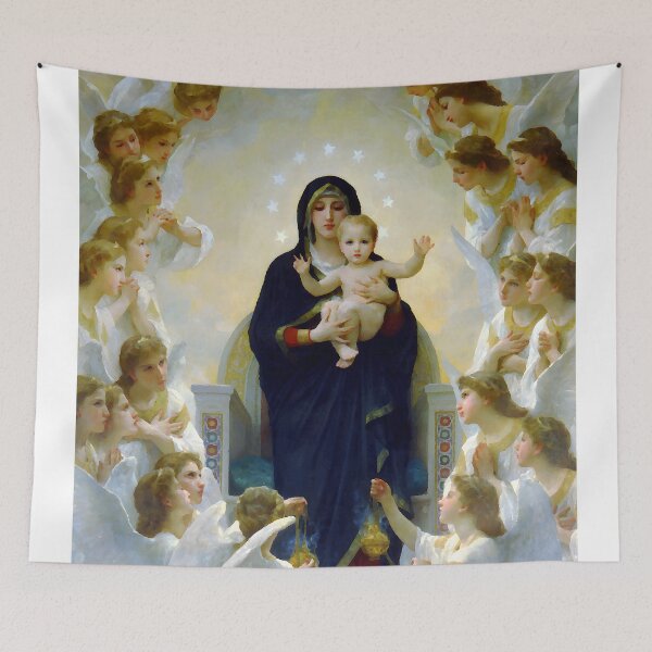 Item preview, William-Adolphe Bouguereau - The Virgin with Angels designed and sold by Jon-Baran.