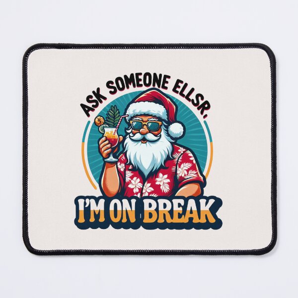 Item preview, Santa’s Vacation – Trendy, Funny & Viral Logos designed and sold by ViralVisionsCreating .