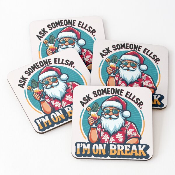 Item preview,  Santa’s Vacation – Trendy, Funny & Viral Logos designed and sold by  ViralVisionsCreating .
