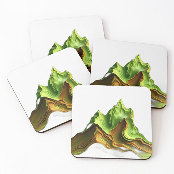 Item preview, Flowing Green Mountain Abstract designed and sold by sharon1210.