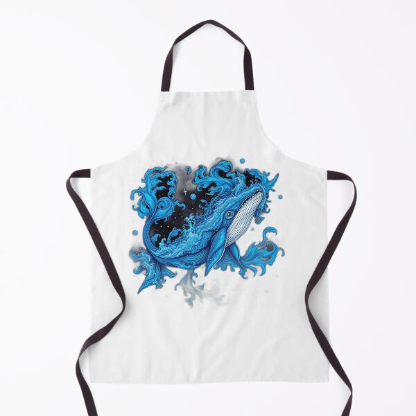 Item preview, Electric Blue Cosmic Whale designed and sold by sharon1210.