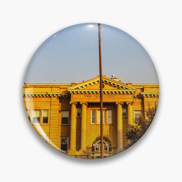 Artikelvorschau, Gerichtsgebäude des Twin Falls County – Historische neoklassizistische Architektur – Twin Falls, Idaho entworfen und verkauft von Bryan Spellman.