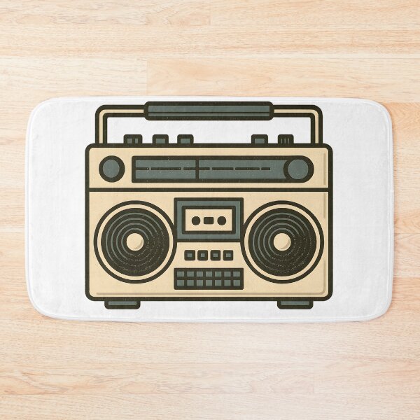 Item preview, Retro Cassette Boombox – 80s Music Vibes designed and sold by Sztuboo.