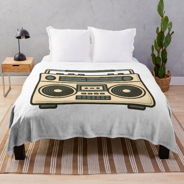 Item preview, Retro Cassette Boombox – 80s Music Vibes designed and sold by Sztuboo.