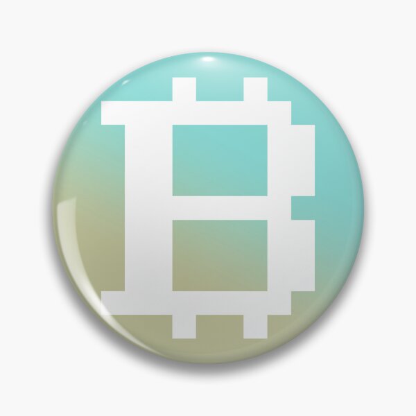 Item preview, Bitcoin Logo Pixel Art – Iridescent Classic Symbol designed and sold by CyberRex.