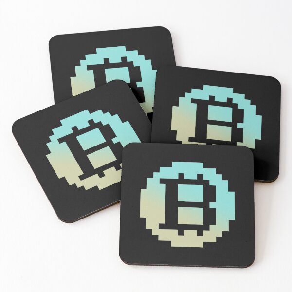 Item preview, Bitcoin Logo Pixel Art – Iridescent Classic Symbol designed and sold by CyberRex.