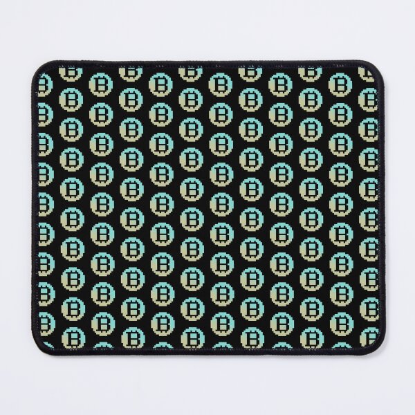 Item preview, Bitcoin Logo Pixel Art – Iridescent Classic Symbol designed and sold by CyberRex.