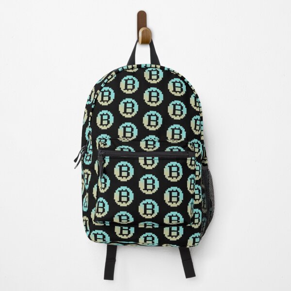 Item preview, Bitcoin Logo Pixel Art – Iridescent Classic Symbol designed and sold by CyberRex.