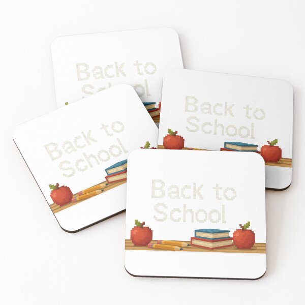 Item preview, Back to school illustration with apples, books, pencils on transparent background, AI generated designed and sold by dvoevnore.