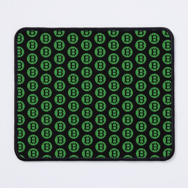 Item preview, Bitcoin Logo Pixel Art – Green Classic Symbol designed and sold by CyberRex.