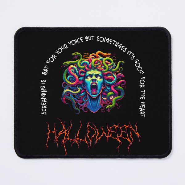 Item preview, Medusa Horror Scream Art – Halloween Creepy Snake Head Design designed and sold by Majano-Pulse.