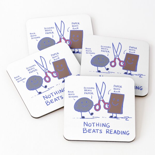 Item preview, Nothing Beats Reading Funny Book Lover Design Gifts designed and sold by Maniutek.