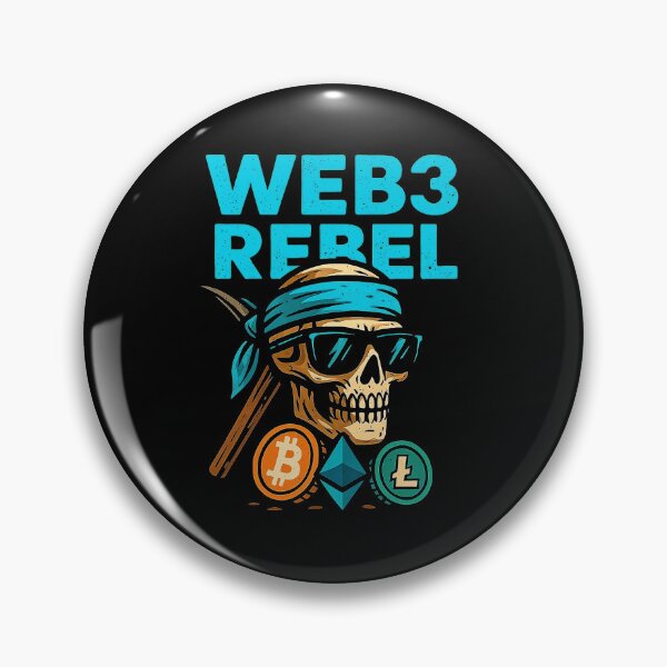 Item preview, "Web3 Rebel" – Decentralized Defiance Design designed and sold by BitCrop.