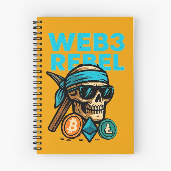 Item preview, "Web3 Rebel" – Decentralized Defiance Design designed and sold by BitCrop.