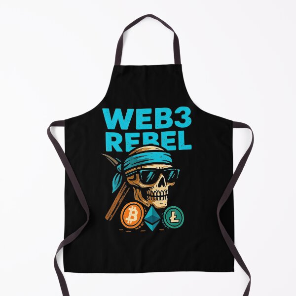Item preview, "Web3 Rebel" – Decentralized Defiance Design designed and sold by BitCrop.