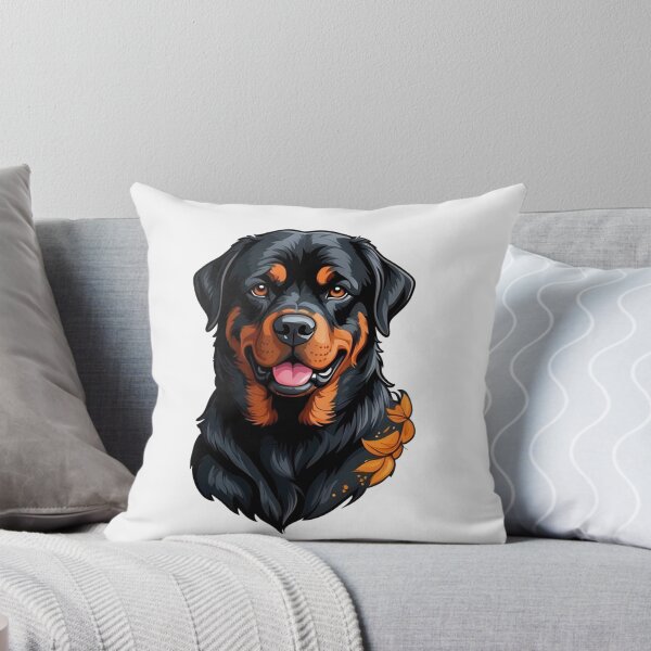 Artikelvorschau, Rottweiler-Kunst – Mutige und freundliche Hundeillustration entworfen und verkauft von New Dragon.