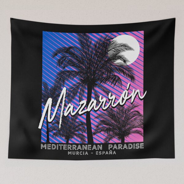 Item preview, Retro Mazarron Palm Trees Poster V01 designed and sold by mzrn-souvenirs.