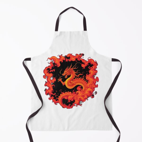 Item preview, Fiery Dragon with Psychedelic Flames designed and sold by sharon1210.