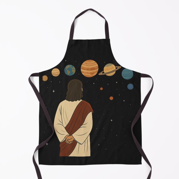 Item preview, Jesus Watching the Universe | Spiritual Cosmic Art designed and sold by ZenFray.