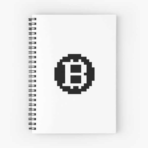 Item preview, Bitcoin Logo Pixel Art – Black Classic Symbol designed and sold by CyberRex.