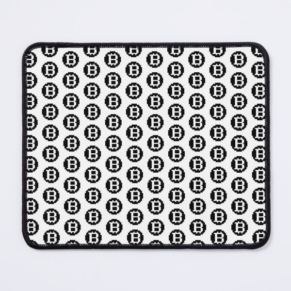 Item preview, Bitcoin Logo Pixel Art – Black Classic Symbol designed and sold by CyberRex.