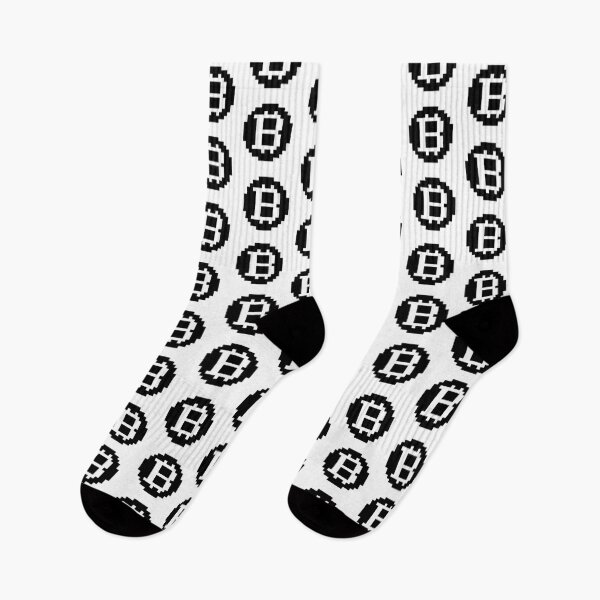 Item preview, Bitcoin Logo Pixel Art – Black Classic Symbol designed and sold by CyberRex.