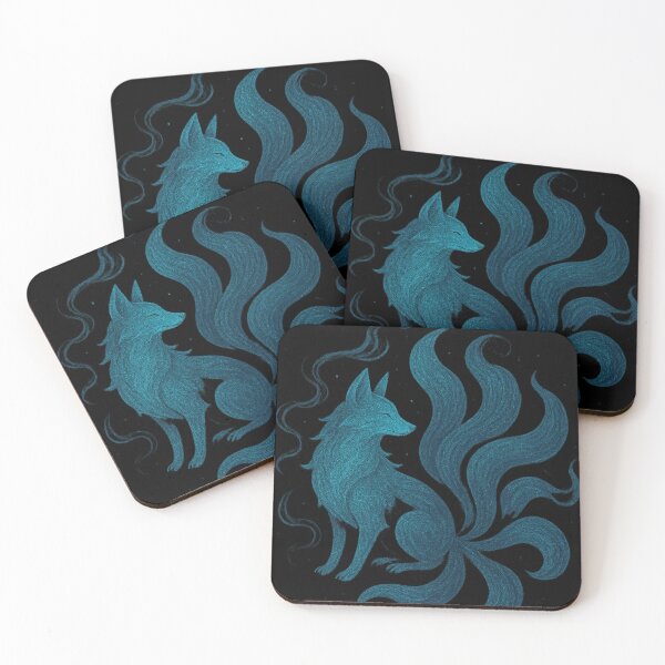 Item preview, Mystic Blue Kitsune  designed and sold by dungeonwarriors.