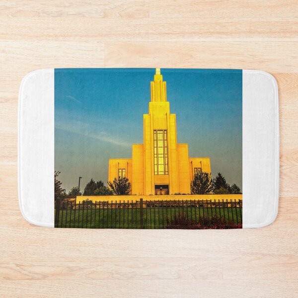 Item preview, Twin Falls Idaho LDS Temple - Modern Sacred Architecture - Evening Light designed and sold by Bryan Spellman.