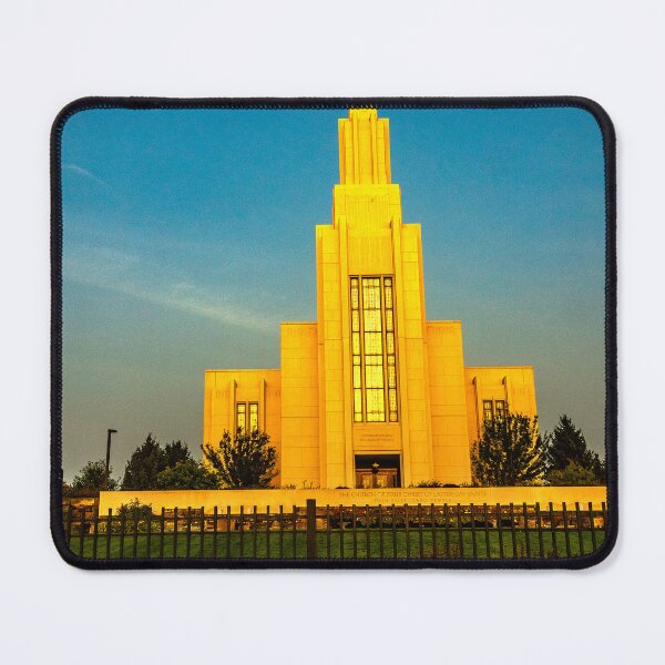 Item preview, Twin Falls Idaho LDS Temple - Modern Sacred Architecture - Evening Light designed and sold by Bryan Spellman.