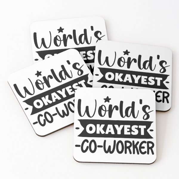 Item preview, World's Okayest Co-Worker designed and sold by Vision Crafted.