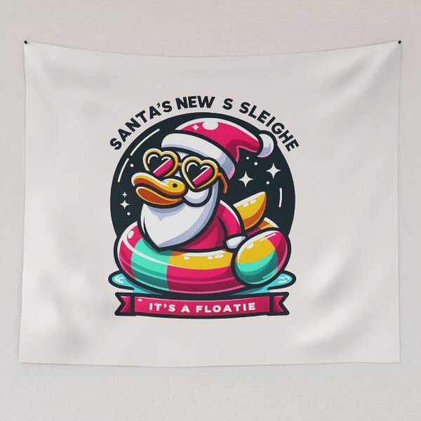 Item preview, Santa’s Vacation – Trendy, Funny & Viral Logos designed and sold by ViralVisionsCreating .